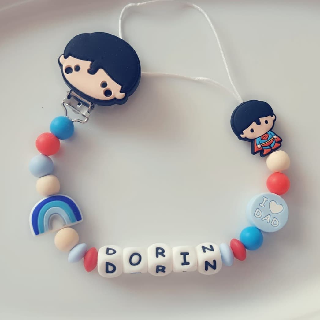 „Lănțișor de suzetă – Baby Boy”